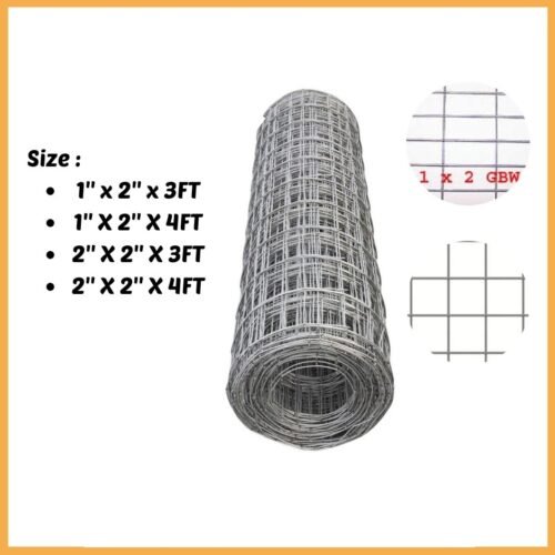 40FT X x 15G BRC Galvanized Welding Wire Mesh Net Netting 40FT X 15G BRC Galvanized Welding Wire Mesh Net Netting